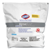 Versasure Cleaner Disinfectant Wipes, 1-ply, 12" X 12", White, 110 Towels-pouch