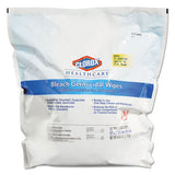 Bleach Germicidal Wipes, 6.75 X 9, Unscented, 100 Wipes-flat Pack, 6-pack