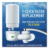 On Tap Faucet Water Filter System, White, 4-carton