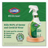 Clorox Pro Ecoclean Disinfecting Cleaner, Unscented, 128 Oz Refill Bottle, 4/carton