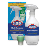 Clorox Multipurpose Degreaser Cleaner Refillable Starter Kit, Crisp Lemon Scent