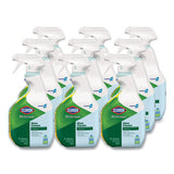 Clorox Pro Ecoclean Glass Cleaner, Unscented, 32 Oz Spray Bottle, 9/carton