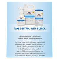 Bleach Germicidal Cleaner, 128 Oz Refill Bottle, 4-carton