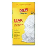 Odorshield Tall Kitchen Drawstring Bags, 13 Gal, 0.95 Mil, 24" X 27.38", White, 240-carton