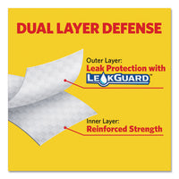 Odorshield Tall Kitchen Drawstring Bags, 13 Gal, 0.95 Mil, 24" X 27.38", White, 240-carton