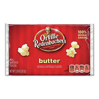 Gourmet Microwave Popcorn, Butter, 3.29 Oz Bag, 36-carton