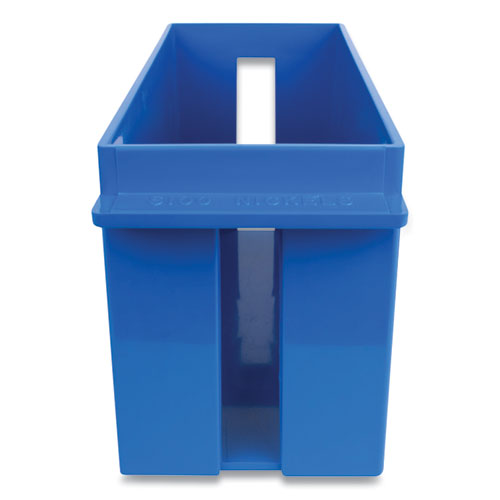 Extra-capacity Coin Tray, Nickels, 1 Compartment, 10.5 X 4.75 X 5, Blue
