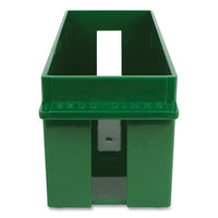Extra-capacity Coin Tray, Dimes, 1 Compartment, 10.5 X 4.75 X 5, Green