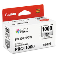 0553c002 (pfi-1000) Lucia Pro Ink, 80 Ml, Photo Gray