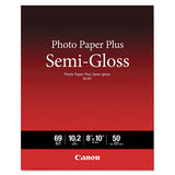 Photo Paper Plus Semi-gloss, 8 X 10, Semi-gloss White, 50-pack