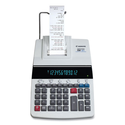 Mp27dii 12-digit Desktop Printing Calculator, Black-red Print, 4.8 Lines-sec