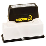 Secure-i-d Security Stamp, Obscures Area 2 1-2 X 5-16, Black