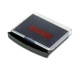 Replacement Ink Pad For 2000 Plus Two-color Word Daters, Blue-red