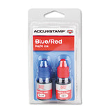 Accu-stamp Gel Ink Refill, Red, 0.35 Oz Bottle