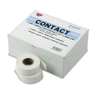 Pricemarker Labels, 0.44 X 0.81, White, 1,200-roll, 16 Rolls-box