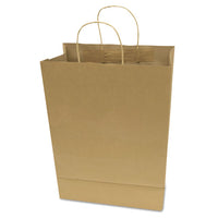 Premium Shopping Bag, 10" X 13", Brown Kraft, 50-box