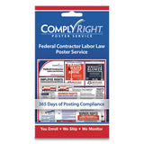 Labor Law Poster Service, "federal Contractor Labor Law", 4w X 7h