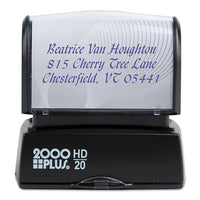 Hd Custom Stamp, Pre-inked, Blk-blue-green-gold-orange-red-violet, 2 5-16 X 7-8