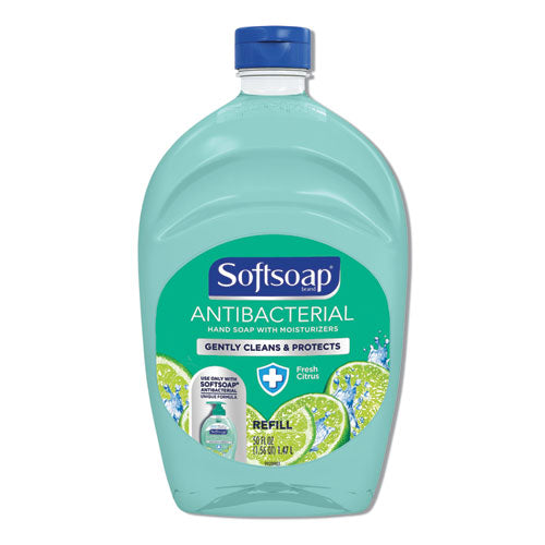 Antibacterial Liquid Hand Soap Refills, Fresh, Green, 50 Oz