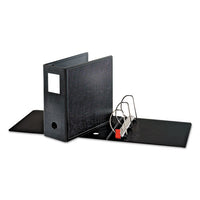 Superlife Easy Open Locking Slant-d Ring Binder, 3 Rings, 5" Capacity, 11 X 8.5, Black