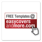 Expressload Clearvue Locking D-ring Binder, 3 Rings, 1.5" Capacity, 11 X 8.5, Black