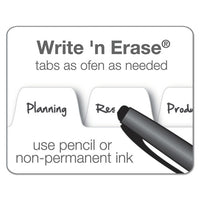 Write 'n Erase Tabloid Index Dividers, 8-tab, 11 X 17, White, 1 Set