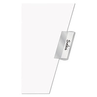 Paper Insertable Dividers, 5-tab, 11 X 17, White, 1 Set