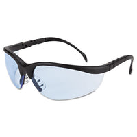 Klondike Safety Glasses, Matte Black Frame, Clear Lens