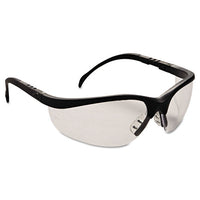 Klondike Safety Glasses, Matte Black Frame, Clear Lens