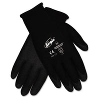 Ninja Hpt Pvc Coated Nylon Gloves, Medium, Black, 12 Pair-box