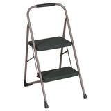 Big Step Folding Stool, 2-step, 200 Lb Capacity, 22" Spread, Black-gray