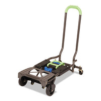 2-in-1 Multi-position Hand Truck And Cart, 16.63 X 12.75 X 49.25, Blue-green