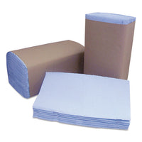 Tuff-job Windshield Towels, 2 Ply, 10.25 X 9.25, Blue, 168-pack, 12 Packs-carton