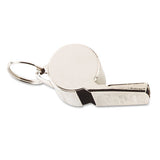 Sports Whistle, Heavy Weight, Metal, Silver