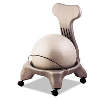 Fitpro Ball Chair, Gray-gray, Gray Base
