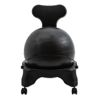 Fitpro Ball Chair, Gray-gray, Gray Base