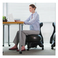 Fitpro Ball Chair, Gray-gray, Gray Base