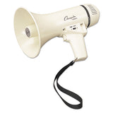 Megaphone, 12-25w, 1000 Yard Range, White-blue