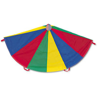 Nylon Multicolor Parachute, 24-ft. Diameter, 20 Handles