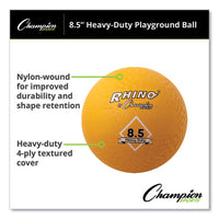 Heavy Duty Playground Ball, 8.5" Diameter, Yellow