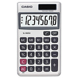 Sl-300svcbe Handheld Calculator, 8-digit Lcd, Blue