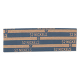 Flat Coin Wrappers, Nickels, $2, 1000 Wrappers-box