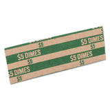 Flat Coin Wrappers, Dimes, $5, 1000 Wrappers-box
