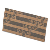 Flat Coin Wrappers, Dollar Coin, $25, Pop-open Wrappers, 1000-box