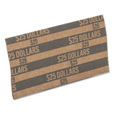 Flat Coin Wrappers, Dollar Coin, $25, Pop-open Wrappers, 1000-box