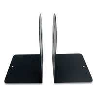 Steel Bookends, Fashion Style, 5.5 X 4.75 X 7.25, Black