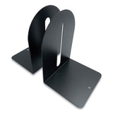 Steel Bookends, Fashion Style, 5.5 X 4.75 X 7.25, Black