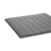 Ribbed Vinyl Anti-fatigue Mat, 24 X 36, Gray