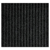 Needle-rib Wiper-scraper Mat, Polypropylene, 36 X 48, Charcoal