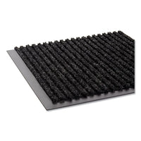 Needle-rib Wiper-scraper Mat, Polypropylene, 36 X 48, Charcoal